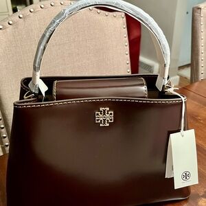 Tory Burch Britten Smooth Satchel